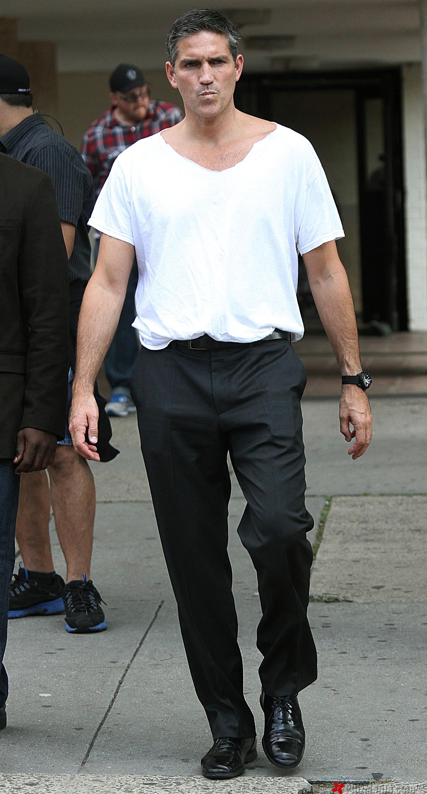James Caviezel filming on the set of the new TV show 'Person of Interest' | Picture 91815
